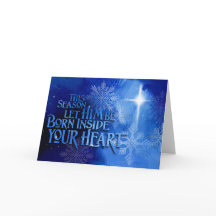 Christelijke kerstkaart