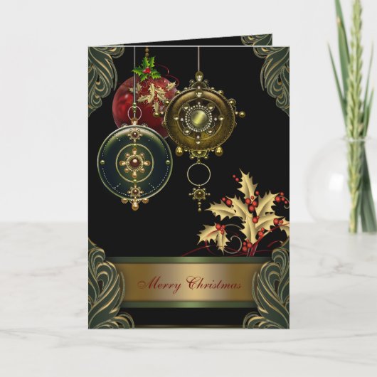 Christelijke Kerstkaarten Feestdagen Kaart (Voorkant)