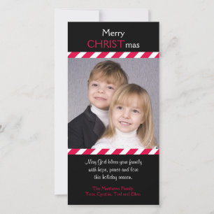 Christelijke kerstkaarten feestdagenkaart