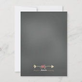 Christelijke kerstkaartje voor Roustisch Chalkboar Feestdagenkaart (Achterkant)