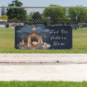 Christelijke kerstkerk spandoek (Insitu)