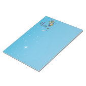 Christelijke kerstkerken Night Sky Stars Notitieblok (Schuin)