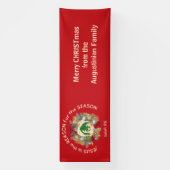 Christelijke Kerstman is de reden waarom rood Spandoek (Verticaal)