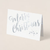 Christelijke kerstmanuele  kerstmaneschuffel folie kaarten (Voorkant)