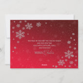 Christelijke kerstmis feestdagenkaart (Achterkant)