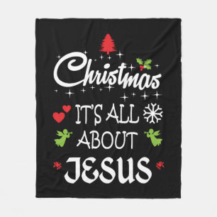 Christelijke Kerstmis - Het draait allemaal om Jez Fleece Deken