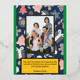 Christelijke Kerstmis Liefde en Lachen Kaart