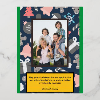 Christelijke Kerstmis Liefde en Lachen Kaart