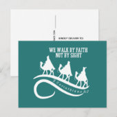 Christelijke kerstmis Mannen Bijbelversie Briefkaart (Voorkant / Achterkant)