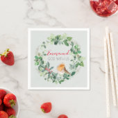 Christelijke Kerstmis met Winter Robin Servet (Insitu)