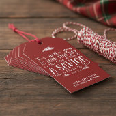Christelijke Kerstmis Verse Typografie Vakantie Cadeaulabel