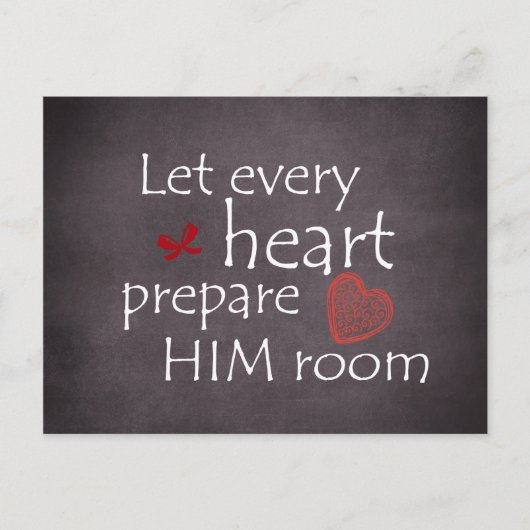 Christelijke kerstquote feestdagenkaart (Voorkant)