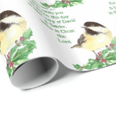 Christelijke kerstscripts cadeaupapier (Rol Hoek)