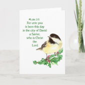 Christelijke kerstscripts feestdagen kaart (Voorkant)