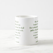 Christelijke kerstscripts Inspirerend versie Koffiemok (Center)