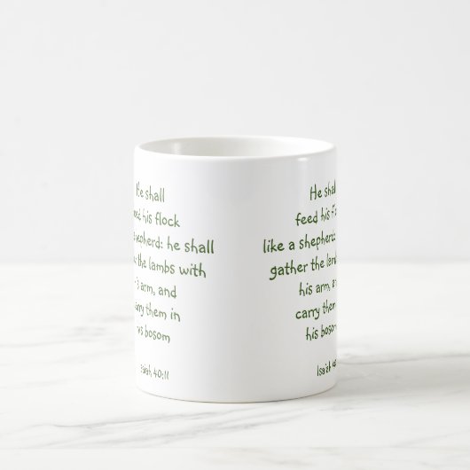 Christelijke kerstscripts Inspirerend versie Koffiemok (Center)