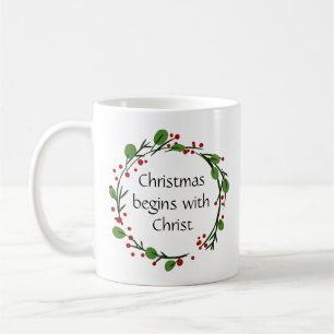 Christelijke kerstscripts koffiemok