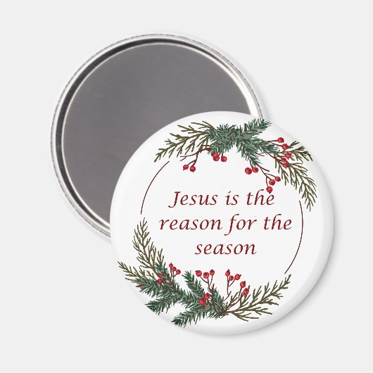 Christelijke kerstscripts magneet (Voorkant / Achterkant)