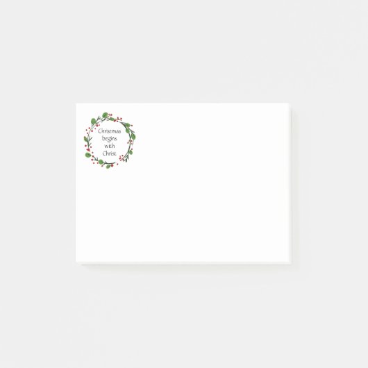 Christelijke kerstscripts post-it® notes (Voorkant)