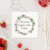 Christelijke kerstscripts servet (Insitu)