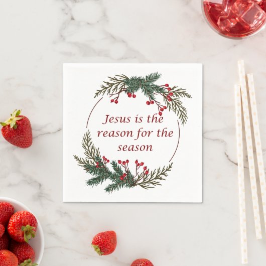 Christelijke kerstscripts servet (Insitu)