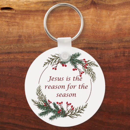 Christelijke kerstscripts sleutelhanger (Voorkant)