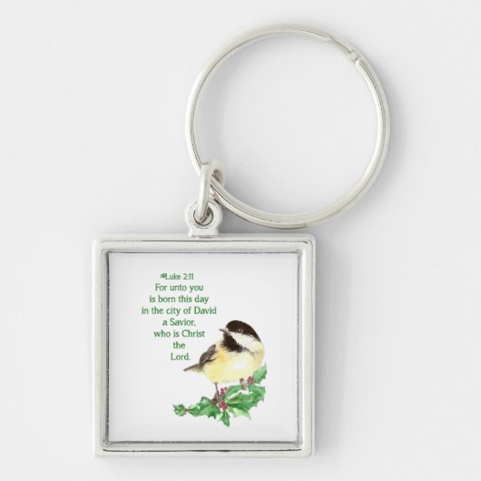 Christelijke kerstscripts sleutelhanger (Voorkant)
