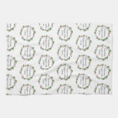 Christelijke kerstscripts theedoek (Horizontaal)