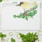 Christelijke kerstscripts theedoek (Gevouwen)