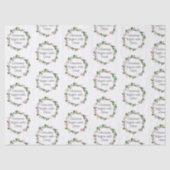 Christelijke kerstscripts tissuepapier (Voorkant)