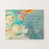 Christelijke kerststal puzzel legpuzzel (Horizontaal)