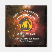 Christelijke kerstvakantie magneet (Voorkant)