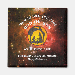 Christelijke kerstvakantie magneet