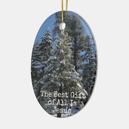 Christelijke kerstversiering - Beste cadeau is Jez Keramisch Ornament (Links)