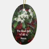 Christelijke kerstversiering - De beste cadeautjes Keramisch Ornament (Links)