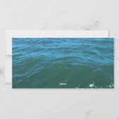 Christelijke kerstvuurtoren voor de oceaanfotokaar feestdagenkaart (Achterkant)