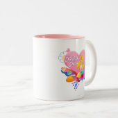 Christelijke keuze tweekleurige koffiemok (Voorkant rechts)