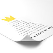 Christelijke kinder bevestiging print (Hoek)