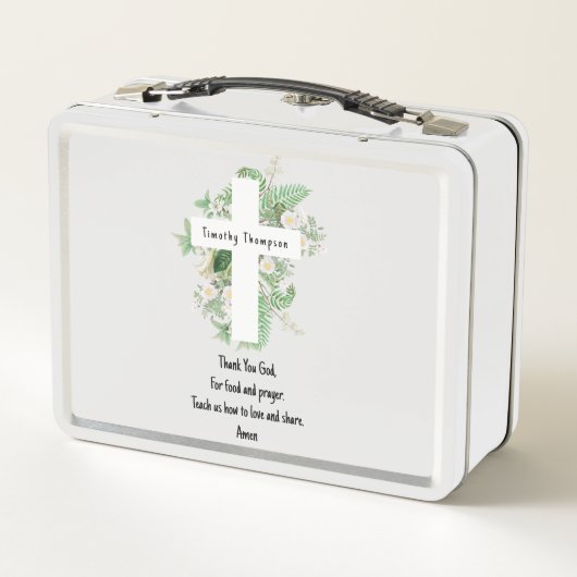 Christelijke Kinder Lunch Time Prayer & Custom Nam (Achterkant)