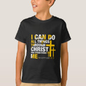 Christelijke Kinder T-Shirt - Christus die mij ver (Voorkant)