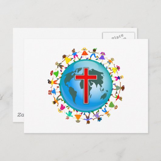 Christelijke Kinderen Briefkaart (Voorkant / Achterkant)