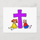 Christelijke Kinderen Briefkaart (Voorkant)