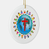 Christelijke Kinderen Keramisch Ornament (Rechts)