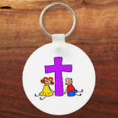 Christelijke Kinderen Sleutelhanger (Voorkant)