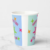 Christelijke kinderen verjaardagsfeestje papieren papieren bekers (Links)