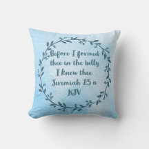 Christelijke kinderkamer decor - Jeremia 1:5 a