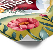 Christelijke kinderkamer muurdecoratie 'Geschapen  Poster (Hoek)