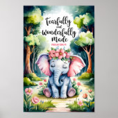 Christelijke kinderkamerkunst 'Vreeswekkend en Won Poster (Voorkant)