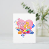 Christelijke kip briefkaart (Staand voorkant)