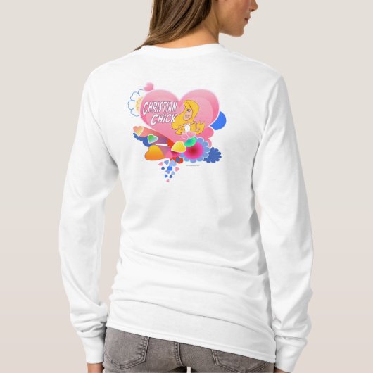 Christelijke kip t-shirt (Achterkant)